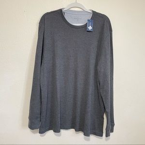 Club Room Grey Long Sleeve Thermal Shirt